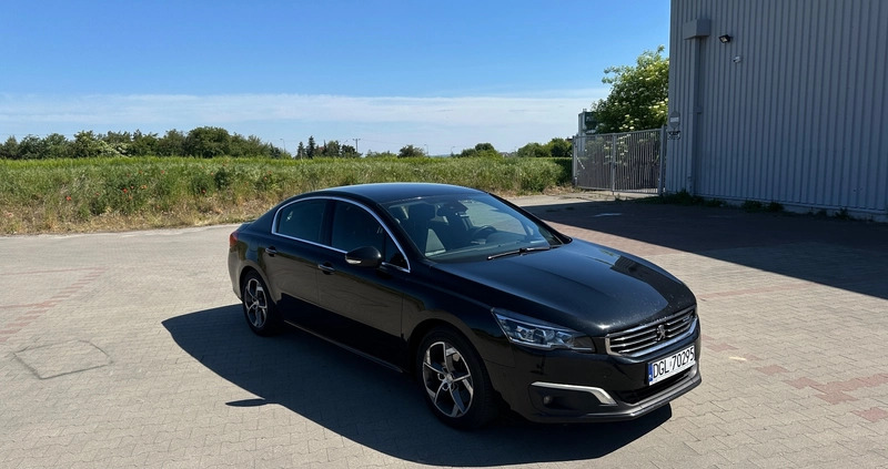 Peugeot 508 cena 42500 przebieg: 296000, rok produkcji 2016 z Głogów małe 301